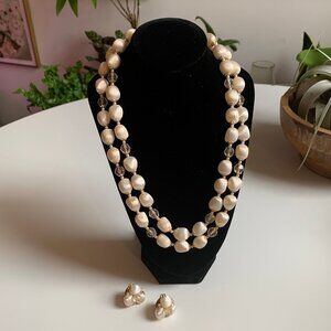 Vintage Japan Necklace and Earrings Set